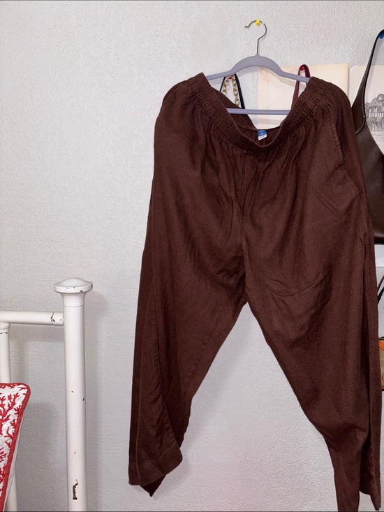 Old Navy Pants - Old Navy brown linen pants